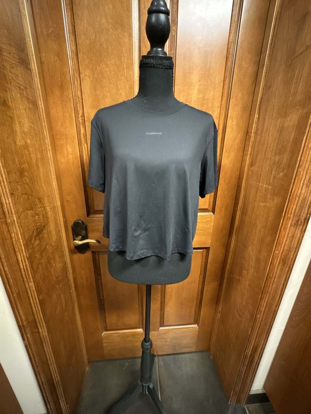 Lululemon Back-Split Short Sleeve T-Shirt Black